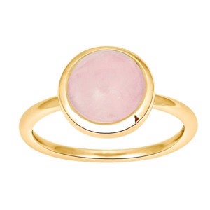 Nordahl smykker - SWEETS - Forgyldt ring med en rosa kvarts